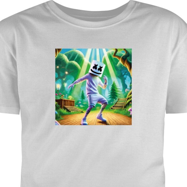 T-shirt til Voksen | Klassisk Voksen T-shirt Fortnite grå L