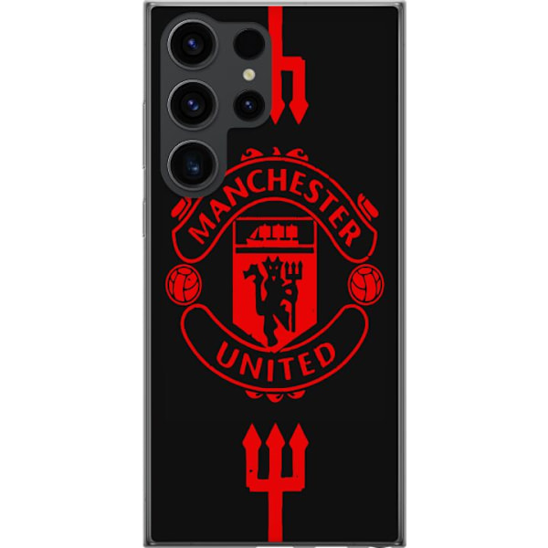 Samsung Galaxy S25 Ultra Läpinäkyvä kuori ManchesterUnited