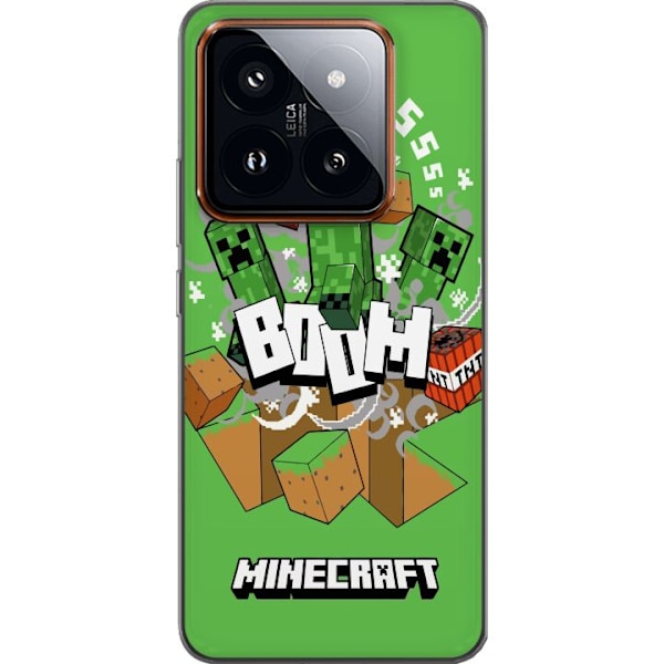 Xiaomi 14 Pro Gennemsigtig cover Minecraft Boom