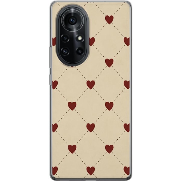 Huawei nova 8 Pro Genomskinligt Skal Heart Grid
