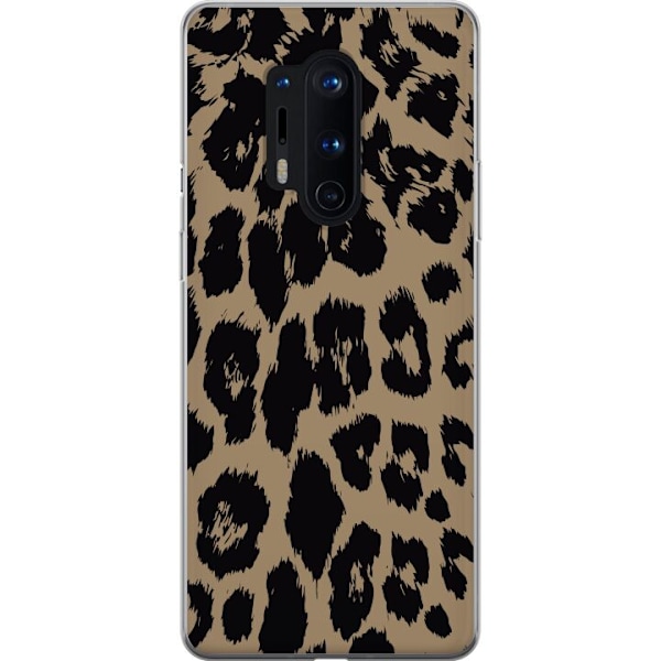 OnePlus 8 Pro Gennemsigtig cover Leopard