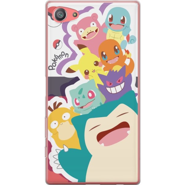 Sony Xperia Z5 Compact Gennemsigtig cover Pokemon
