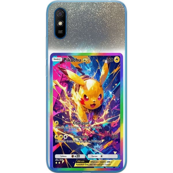 Kompatibelt Mobildeksel til Xiaomi Redmi 9A Pikachu gul