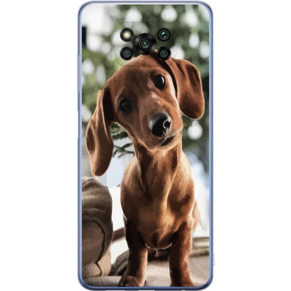 Xiaomi Poco X3 Pro Genomskinligt Skal Yngre Hund