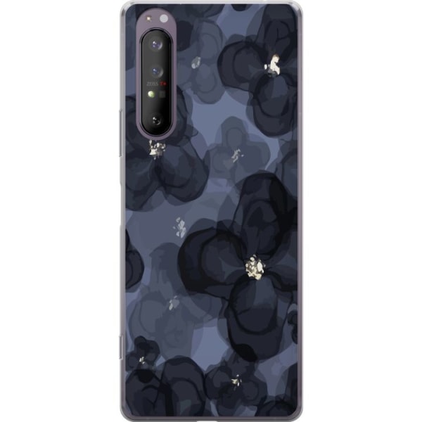 Sony Xperia 1 II Gennemsigtig cover Blomstermark