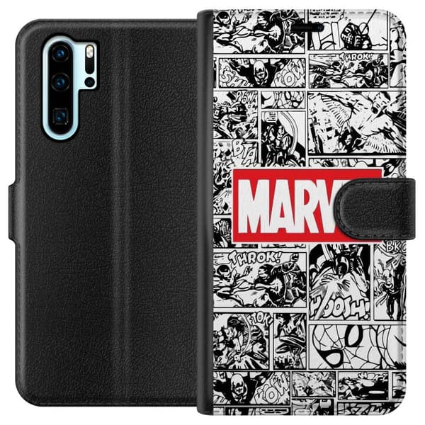 Kompatibelt Lommeboketui til Huawei P30 Pro Marvel