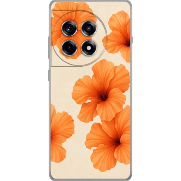 OnePlus 12R Läpinäkyvä kuori Papaya Punch