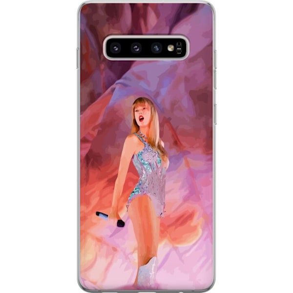 Samsung Galaxy S10+ Läpinäkyvä kuori Taylor Swift