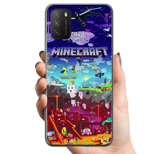 Xiaomi Poco M3  TPU Mobilskal MineCraft