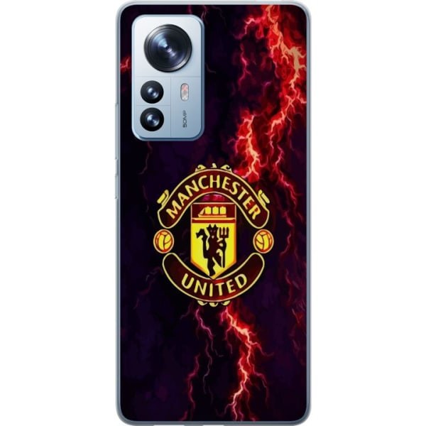 Xiaomi 12 Pro Gjennomsiktig deksel Manchester United