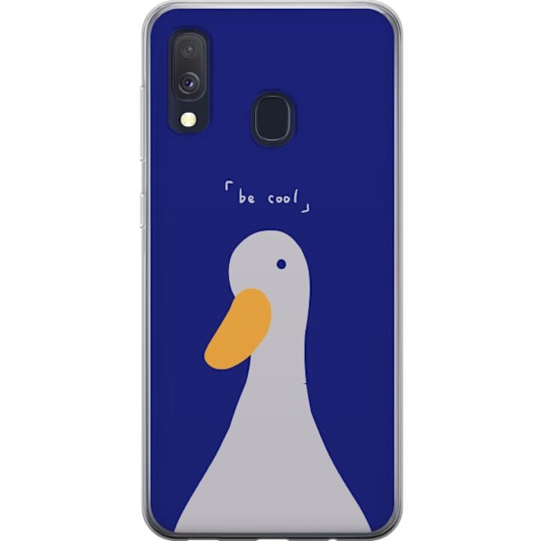 Samsung Galaxy A40 Läpinäkyvä kuori Kiva Anka