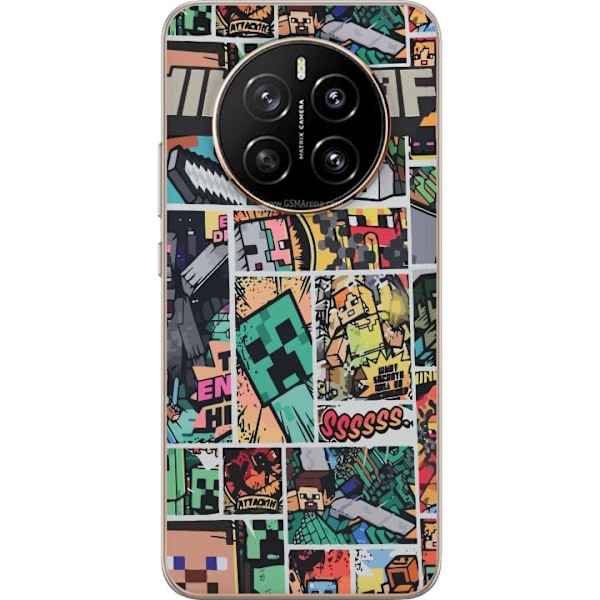 Honor Magic7 Läpinäkyvä kuori Minecraft Taide