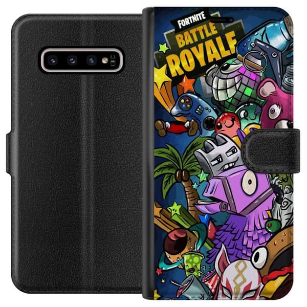 Kompatibelt Lommeboketui til Samsung Galaxy S10+ Minecraft