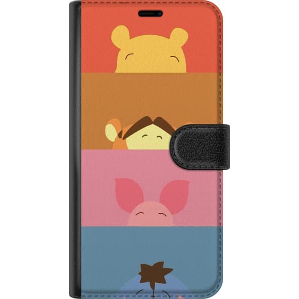 Kompatibel Tegnebogsetui til Apple iPhone 13 mini Minimalistisk Winnie Friends farveblokkunst
