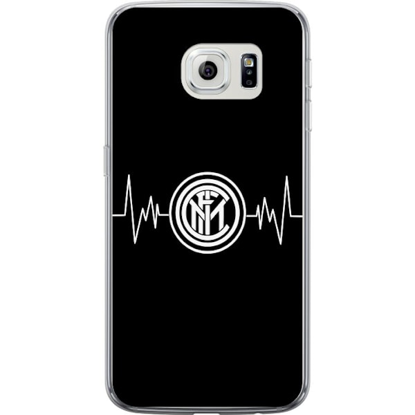 Samsung Galaxy S6 edge Läpinäkyvä kuori Inter Milan