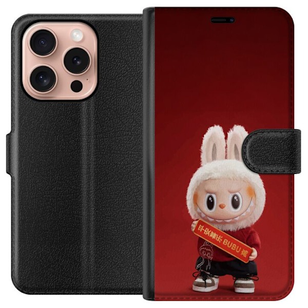 Apple iPhone 16 Pro Lompakkokotelo Pop Mart The Monsters Labub