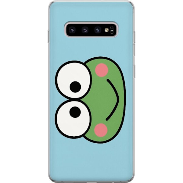 Samsung Galaxy S10+ Läpinäkyvä kuori Keroppi Smile