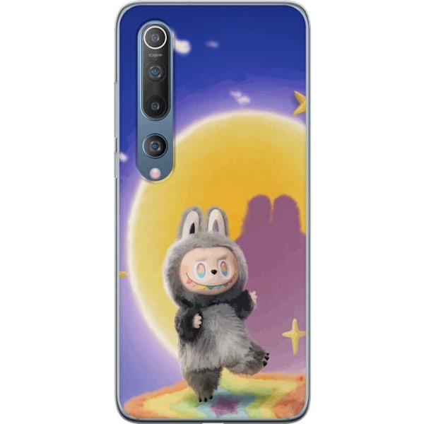 Xiaomi Mi 10 5G Läpinäkyvä kuori Labubu Neon Pop - Neonväri pop-taiteen hirviö