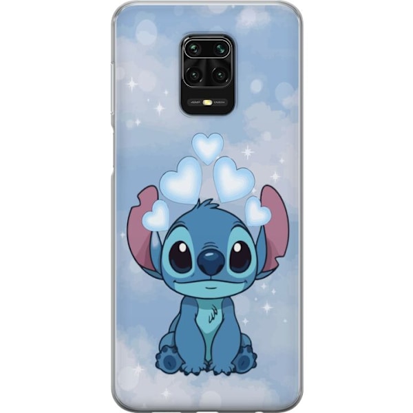 Xiaomi Redmi Note 9S Genomskinligt Skal Stitch Hoppande Glädj