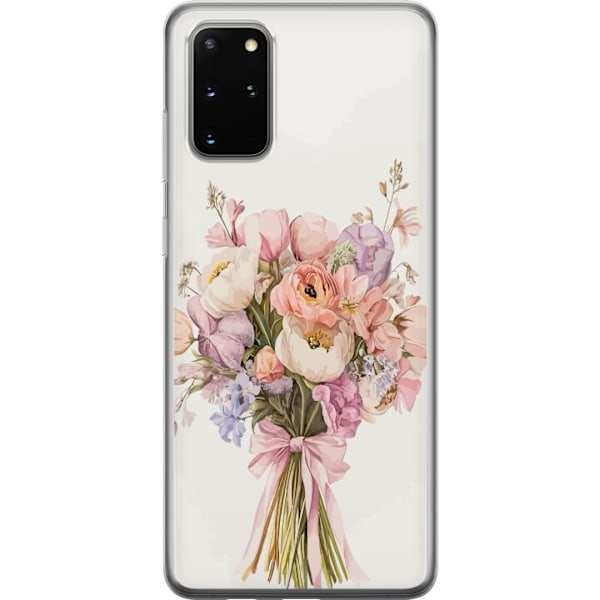 Samsung Galaxy S20+ Genomskinligt Skal Mobilskal med färgglad blombukett i romantisk stil