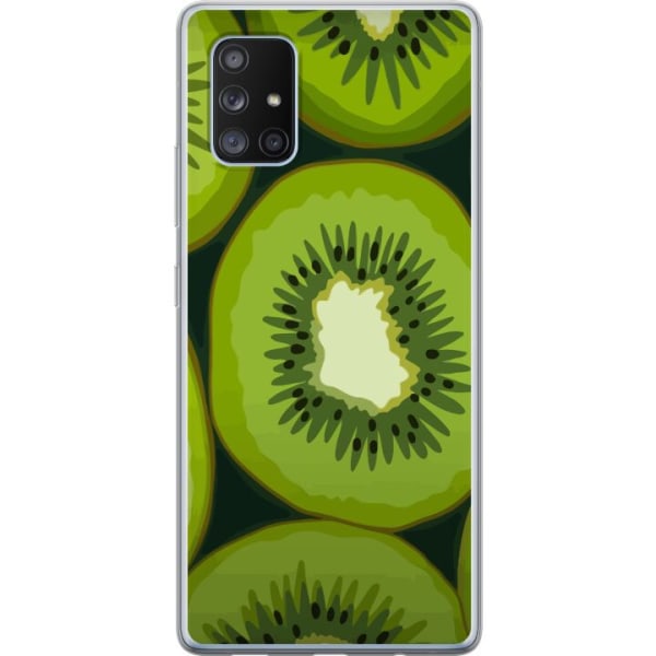Samsung Galaxy A71 5G Läpinäkyvä kuori Kiwi