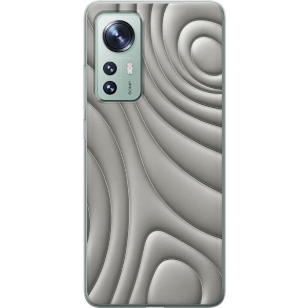 Xiaomi 12 Gennemsigtig cover Sølvbølger