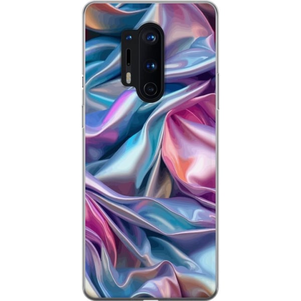 OnePlus 8 Pro Gennemsigtig cover Skinnende silke