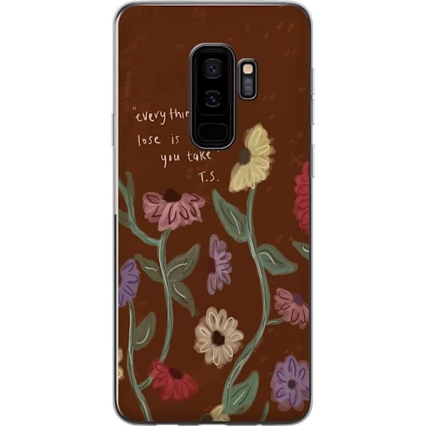 Samsung Galaxy S9+ Gennemsigtig cover Blomster