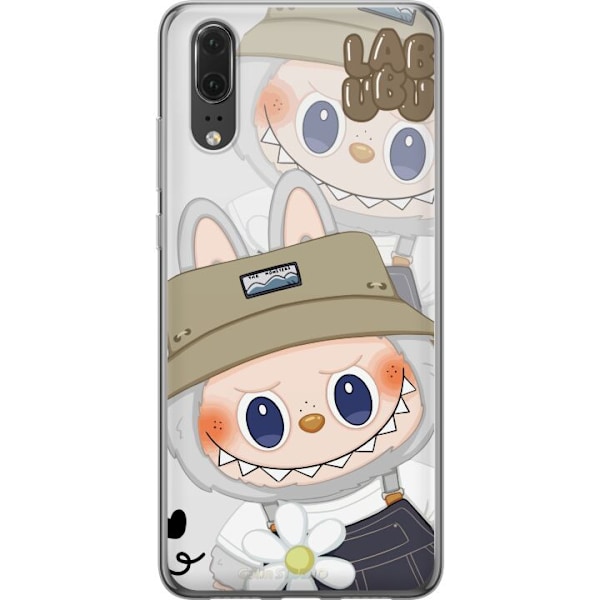 Huawei P20 Läpinäkyvä kuori Labubu Minimal Mood - Yksinkertainen ja tyylikäs hirviösuunnittelu