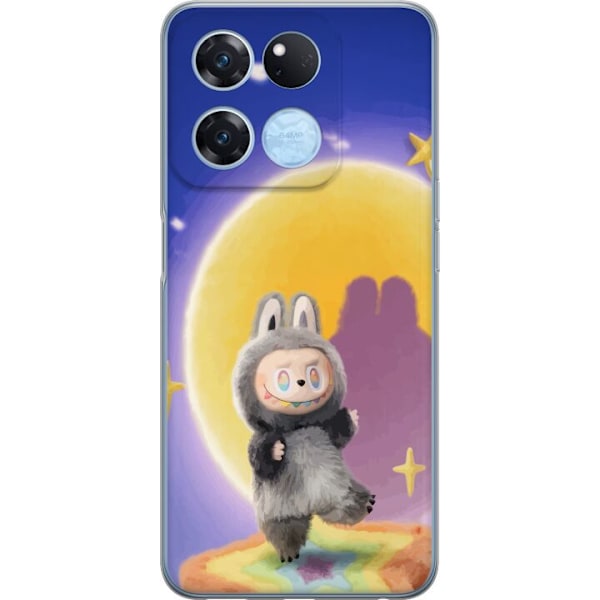 OnePlus Ace Racing Läpinäkyvä kuori Labubu Neon Pop - Neonv
