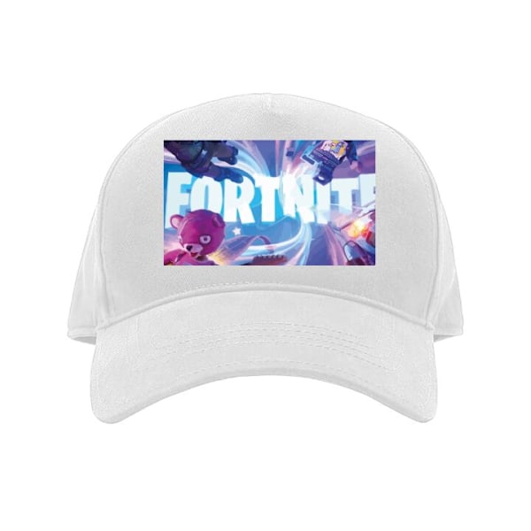 Lippis Aikuisille | Klassinen Säädettävä Lippis Fortnite valkoinen Aikuinen