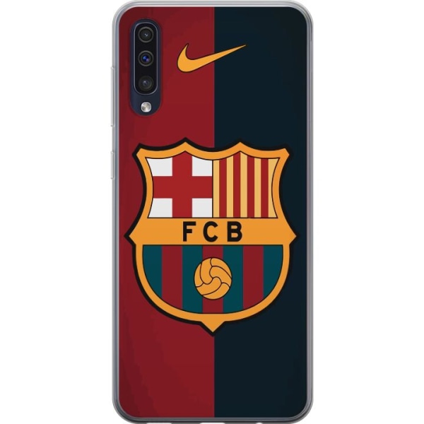 Samsung Galaxy A50 Genomskinligt Skal FC Barcelona