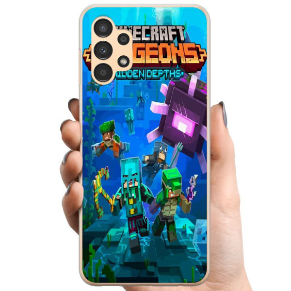 Samsung Galaxy A13 TPU Mobilskal Minecraft