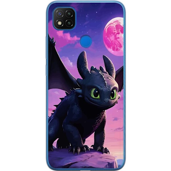 Xiaomi Redmi 9C Genomskinligt Skal How to Train Your Dragon (Draktränaren)