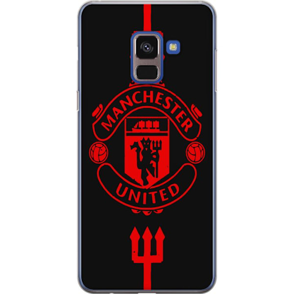 Samsung Galaxy A8 (2018) Genomskinligt Skal ManchesterUnited