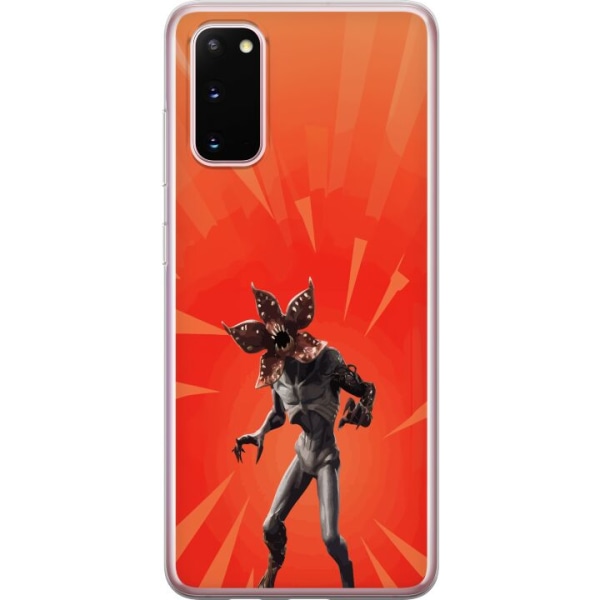 Samsung Galaxy S20 Genomskinligt Skal Fortnite - Demogorgon