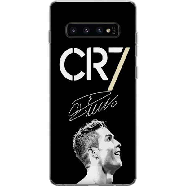 Samsung Galaxy S10 Gennemsigtig cover CR7 Ronaldo