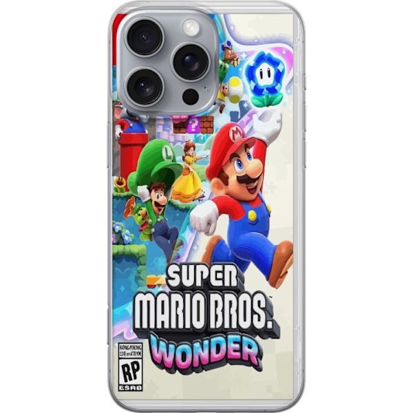 Apple iPhone 16 Pro Max Gennemsigtig cover Super Mario Wonder