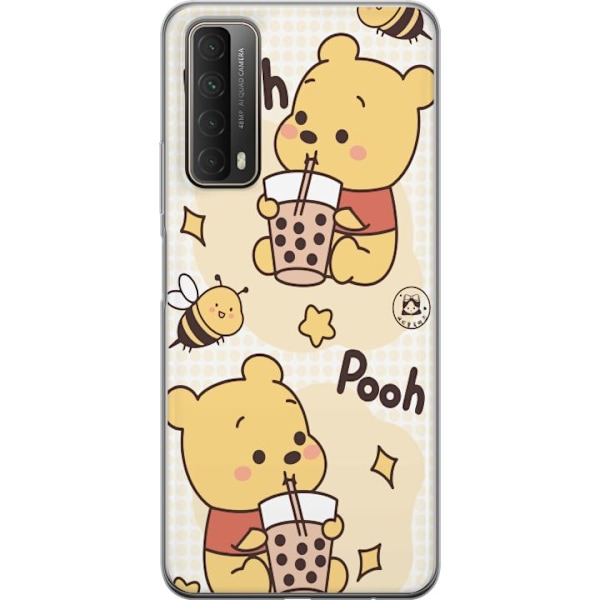 Huawei P smart 2021 Läpinäkyvä kuori Nalle Pooh - klassinen karhumotiivi uudessa tulkinnassa