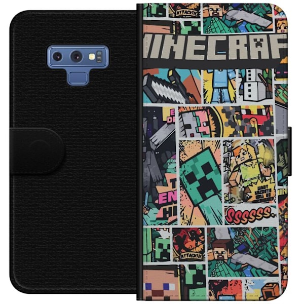 Samsung Galaxy Note9 Tegnebogsetui Minecraft Kunst