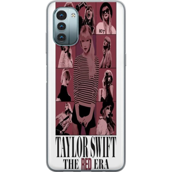Nokia G11 Gjennomsiktig deksel Taylor Swift Red