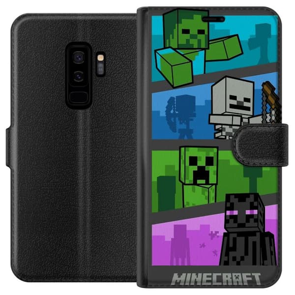 Kompatibelt Lommeboketui til Samsung Galaxy S9+ Minecraft