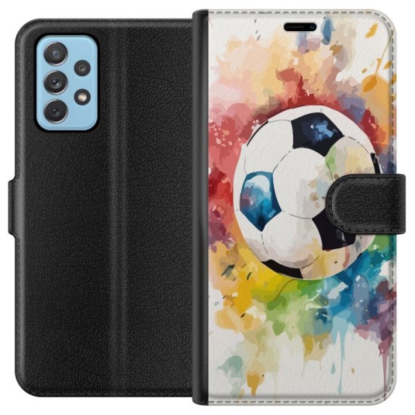Samsung Galaxy A52 5G Plånboksfodral Fotboll