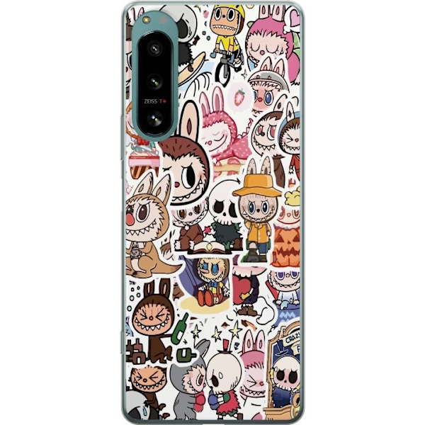 Sony Xperia 5 IV Gennemsigtig cover Labubu All-Stars – POP M