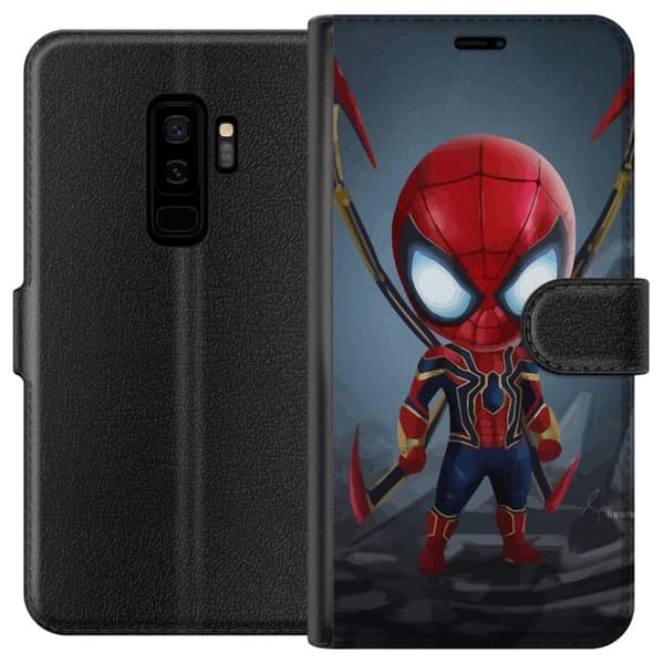 Kompatibel Tegnebogsetui til Samsung Galaxy S9+ Spider-Mand