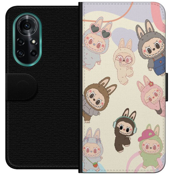 Huawei nova 8 Pro Tegnebogsetui Labubu Pop Mart Samling Motiv Figur Samling Design Populært Art Toy Pop Mart Kreativ Grafisk