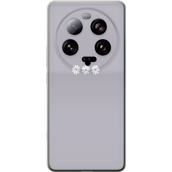 Xiaomi 13 Ultra Läpinäkyvä kuori Lila Blomminimalismi - tyylikäs kukkakuva lila taustalla