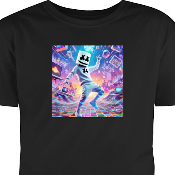 T-shirt för Vuxen | Klassisk Vuxen-T-shirt Fortnite Dance | M svart M