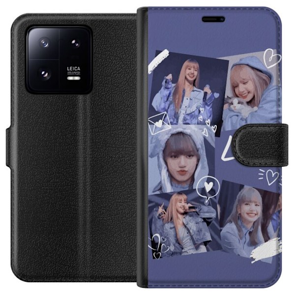 Xiaomi 13 Pro Tegnebogsetui Lisa Blackpink – Aesthetic K-pop Queen