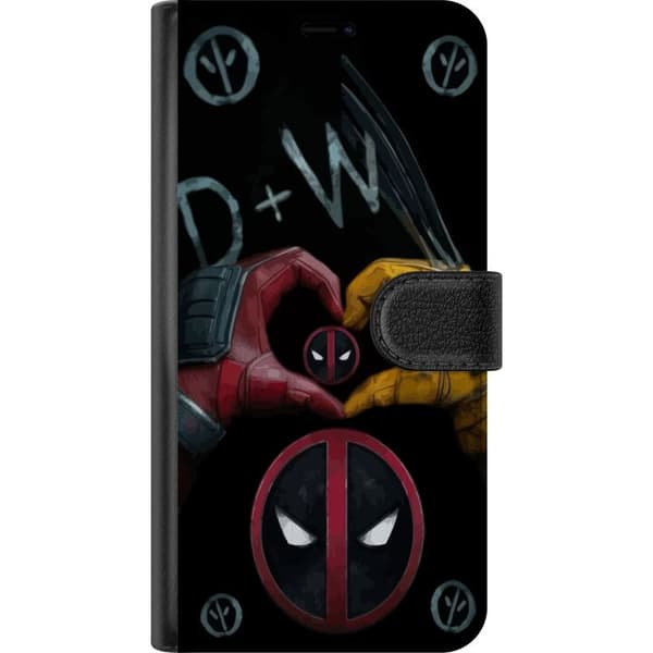 Kompatibelt Lommeboketui til Apple iPhone 11 Deadpool & Wolverine Kjærlighet